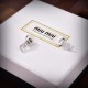 New Spring/Summer Earrings 2023SS MIU MIU New Spring/Summer Earrings 2023SS MIU MIU